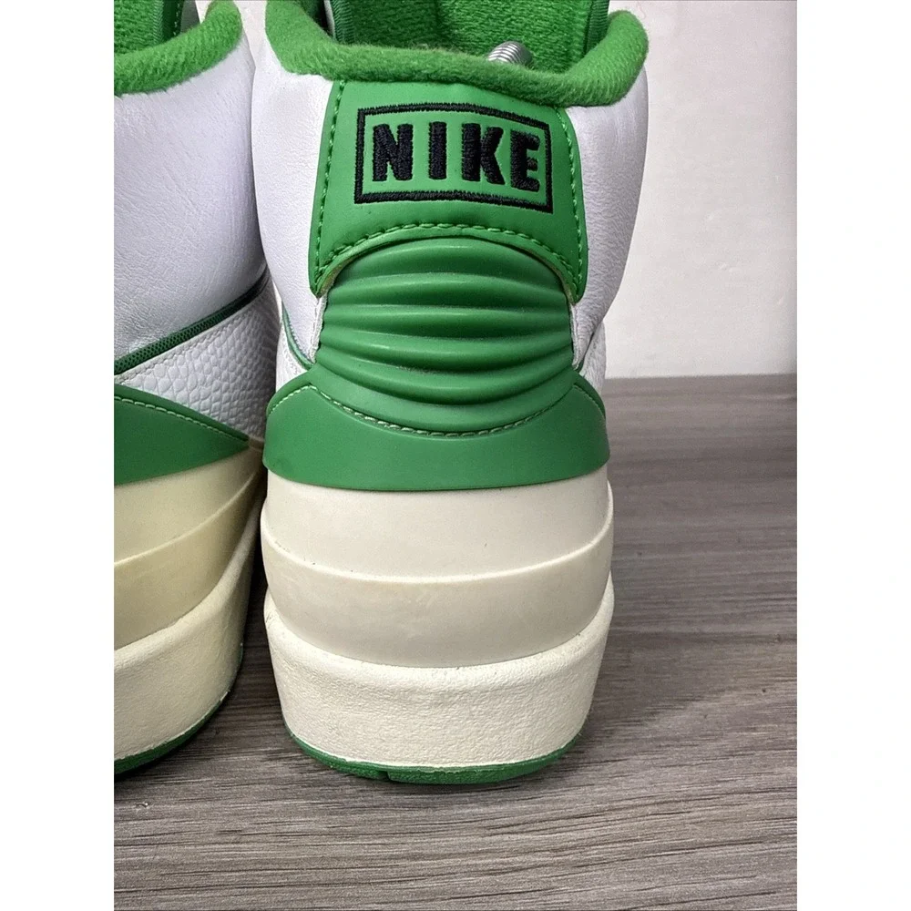 Air Jordan 2 Retro Men's Size 10 'Lucky Green' White DR8884-103